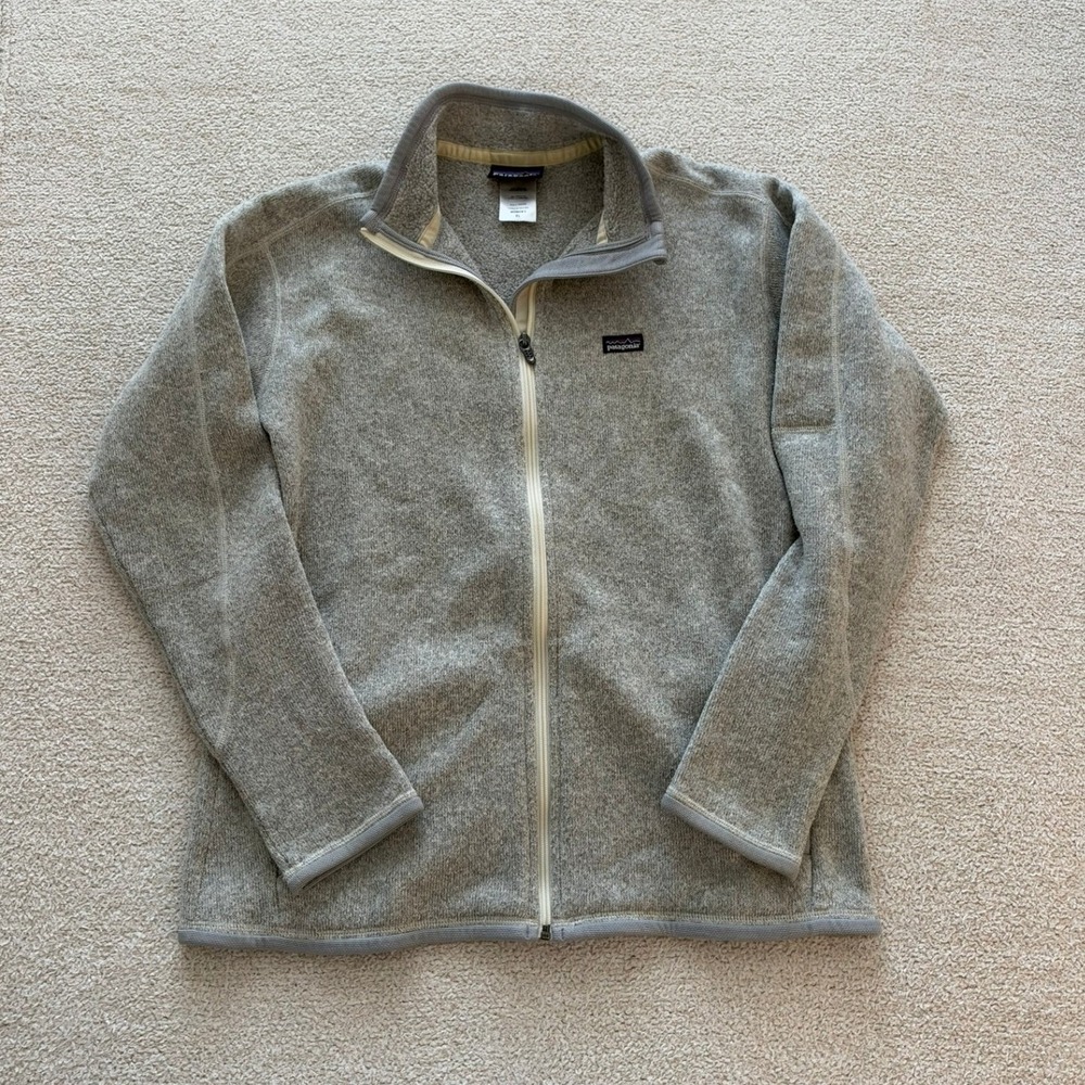 Patagonia Better Sweater Full Zip size XL in Grey